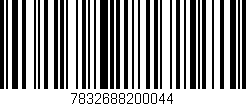 Código de barras (EAN, GTIN, SKU, ISBN): '7832688200044'