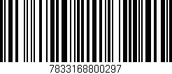 Código de barras (EAN, GTIN, SKU, ISBN): '7833168800297'