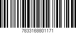 Código de barras (EAN, GTIN, SKU, ISBN): '7833168801171'