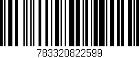 Código de barras (EAN, GTIN, SKU, ISBN): '783320822599'