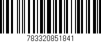 Código de barras (EAN, GTIN, SKU, ISBN): '783320851841'