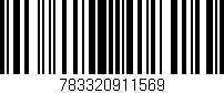Código de barras (EAN, GTIN, SKU, ISBN): '783320911569'