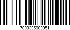 Código de barras (EAN, GTIN, SKU, ISBN): '7833395903051'