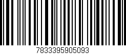Código de barras (EAN, GTIN, SKU, ISBN): '7833395905093'