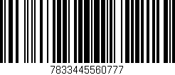 Código de barras (EAN, GTIN, SKU, ISBN): '7833445560777'
