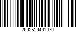 Código de barras (EAN, GTIN, SKU, ISBN): '7833528431970'