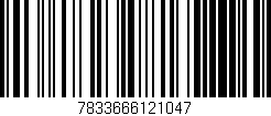 Código de barras (EAN, GTIN, SKU, ISBN): '7833666121047'