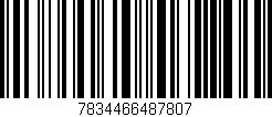 Código de barras (EAN, GTIN, SKU, ISBN): '7834466487807'