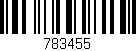 Código de barras (EAN, GTIN, SKU, ISBN): '783455'