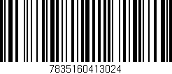 Código de barras (EAN, GTIN, SKU, ISBN): '7835160413024'