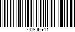 Código de barras (EAN, GTIN, SKU, ISBN): '78359E+11'