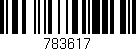 Código de barras (EAN, GTIN, SKU, ISBN): '783617'
