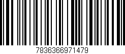 Código de barras (EAN, GTIN, SKU, ISBN): '7836366971479'