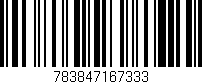 Código de barras (EAN, GTIN, SKU, ISBN): '783847167333'