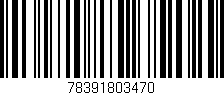 Código de barras (EAN, GTIN, SKU, ISBN): '78391803470'