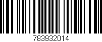 Código de barras (EAN, GTIN, SKU, ISBN): '783932014'