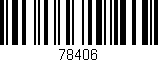 Código de barras (EAN, GTIN, SKU, ISBN): '78406'