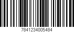 Código de barras (EAN, GTIN, SKU, ISBN): '7841234005484'