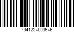 Código de barras (EAN, GTIN, SKU, ISBN): '7841234008546'
