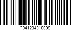 Código de barras (EAN, GTIN, SKU, ISBN): '7841234010839'
