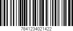 Código de barras (EAN, GTIN, SKU, ISBN): '7841234021422'