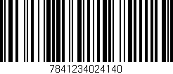 Código de barras (EAN, GTIN, SKU, ISBN): '7841234024140'