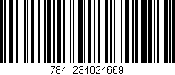 Código de barras (EAN, GTIN, SKU, ISBN): '7841234024669'