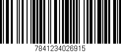Código de barras (EAN, GTIN, SKU, ISBN): '7841234026915'