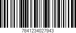 Código de barras (EAN, GTIN, SKU, ISBN): '7841234027943'