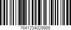 Código de barras (EAN, GTIN, SKU, ISBN): '7841234028988'