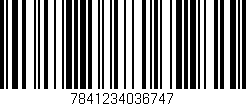 Código de barras (EAN, GTIN, SKU, ISBN): '7841234036747'