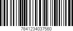 Código de barras (EAN, GTIN, SKU, ISBN): '7841234037560'