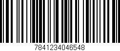 Código de barras (EAN, GTIN, SKU, ISBN): '7841234046548'