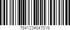 Código de barras (EAN, GTIN, SKU, ISBN): '7841234047019'