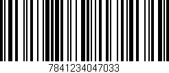 Código de barras (EAN, GTIN, SKU, ISBN): '7841234047033'