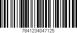 Código de barras (EAN, GTIN, SKU, ISBN): '7841234047125'