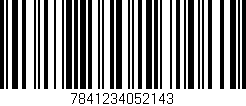 Código de barras (EAN, GTIN, SKU, ISBN): '7841234052143'