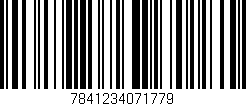 Código de barras (EAN, GTIN, SKU, ISBN): '7841234071779'