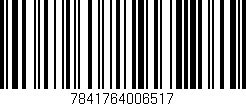 Código de barras (EAN, GTIN, SKU, ISBN): '7841764006517'