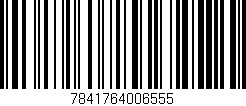 Código de barras (EAN, GTIN, SKU, ISBN): '7841764006555'