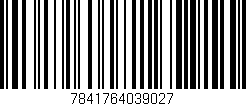 Código de barras (EAN, GTIN, SKU, ISBN): '7841764039027'