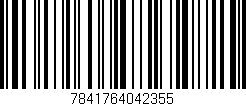 Código de barras (EAN, GTIN, SKU, ISBN): '7841764042355'