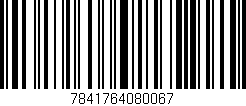 Código de barras (EAN, GTIN, SKU, ISBN): '7841764080067'