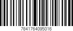 Código de barras (EAN, GTIN, SKU, ISBN): '7841764095016'