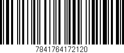 Código de barras (EAN, GTIN, SKU, ISBN): '7841764172120'