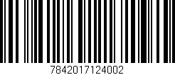 Código de barras (EAN, GTIN, SKU, ISBN): '7842017124002'