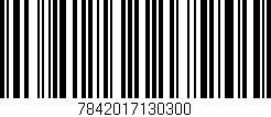 Código de barras (EAN, GTIN, SKU, ISBN): '7842017130300'