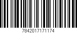 Código de barras (EAN, GTIN, SKU, ISBN): '7842017171174'