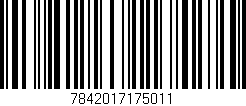 Código de barras (EAN, GTIN, SKU, ISBN): '7842017175011'
