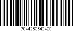 Código de barras (EAN, GTIN, SKU, ISBN): '7844253542428'